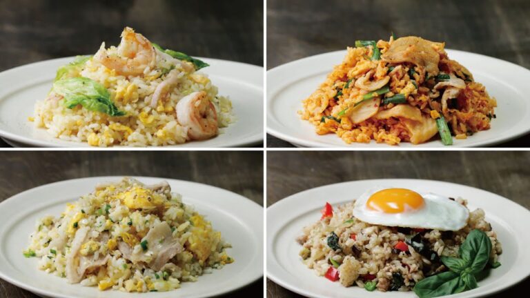 アレンジ自在♪ 4種類のチャーハン アレンジ自在♪ 4種類のチャーハン