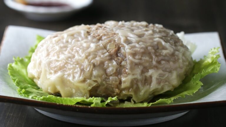 フライパンで簡単！巨大シュウマイ