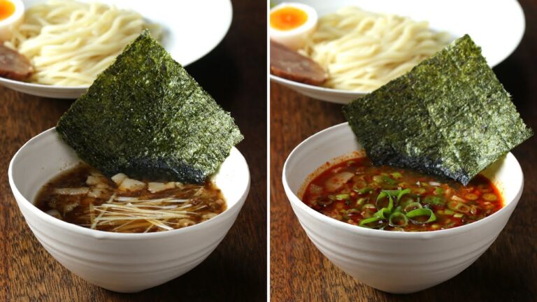 どっちが食べたい？2種のつけ麺