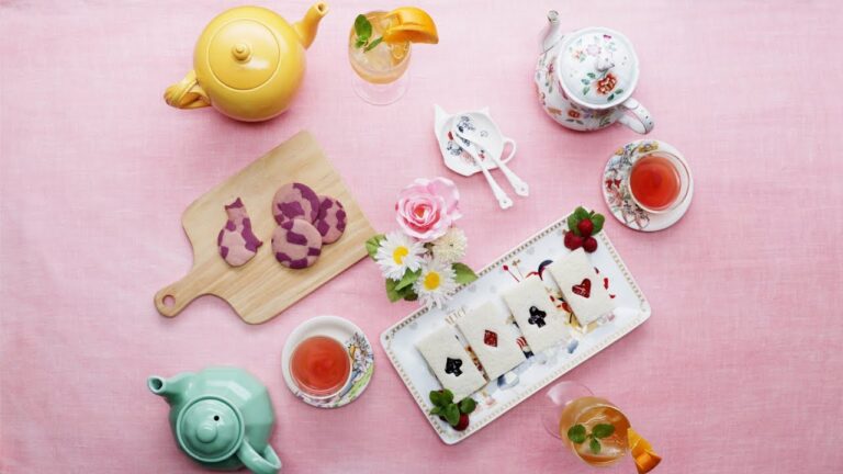 ふしぎの国のお茶会へようこそ♪ アリスのティーパーティーレシピ