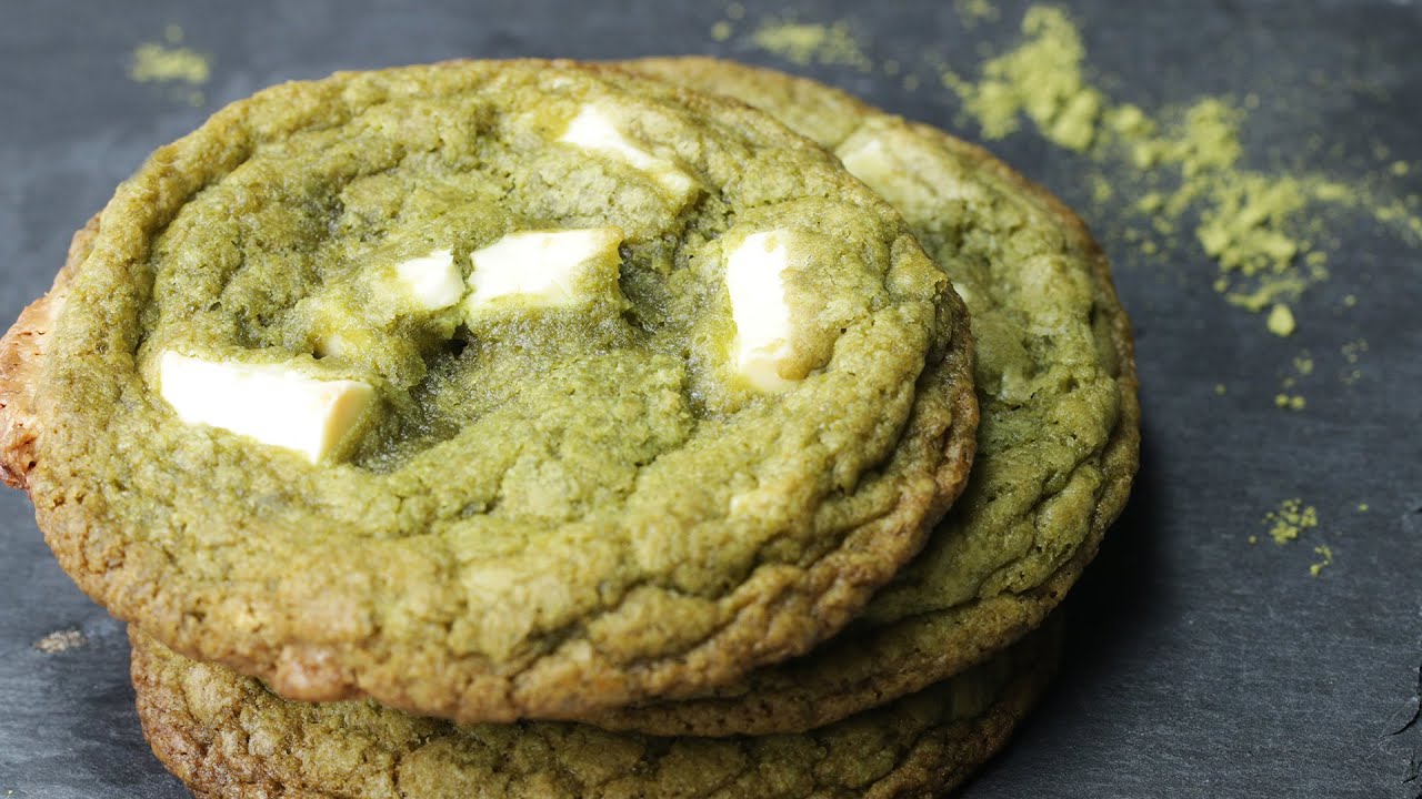 ホワイトチョコたっぷり♪ しっとり抹茶クッキー - La Vie Cooking