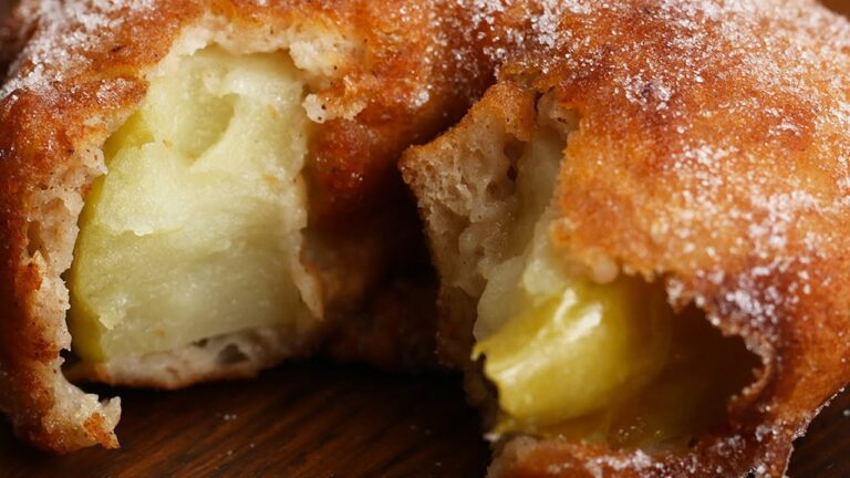 簡単!丸ごとりんごの揚げドーナッツ 簡単!丸ごとりんごの揚げドーナッツ