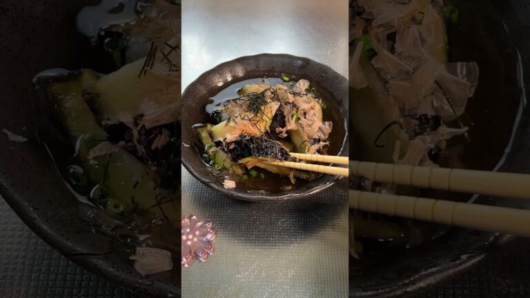 揚げ出しナスを出汁から作ってみた　#料理