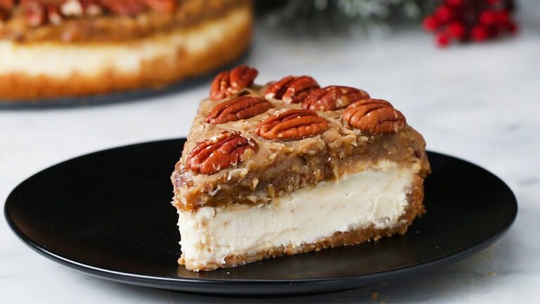 おうちでカフェ気分♪ たっぷりナッツのチーズケーキ