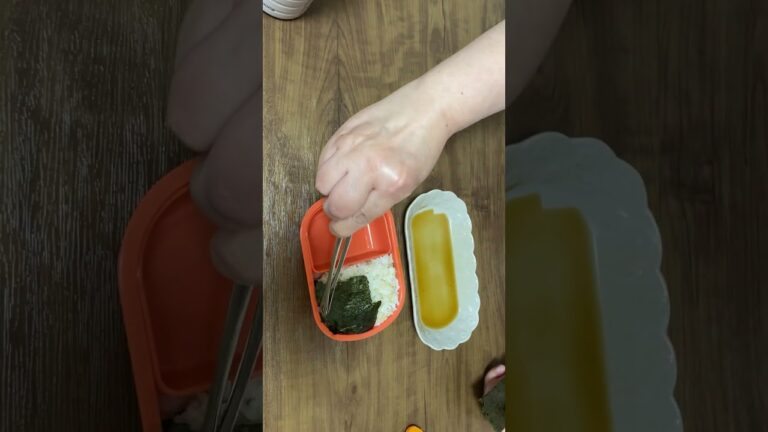 今日も簡単お弁当／のり弁／かにかまサラダ