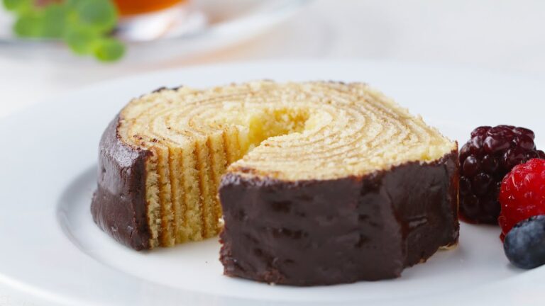 卵焼き器で簡単!チョコバームクーヘン 卵焼き器で簡単!チョコバームクーヘン