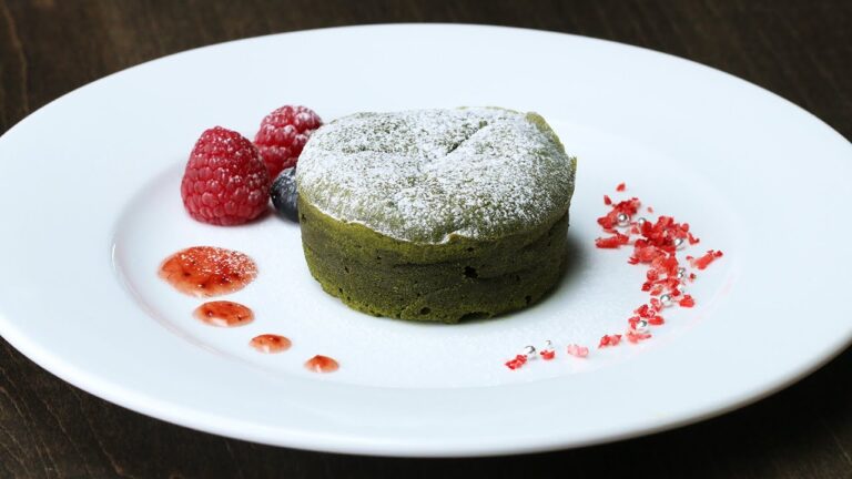 なめらか食感♪ 抹茶のフォンダンショコラ