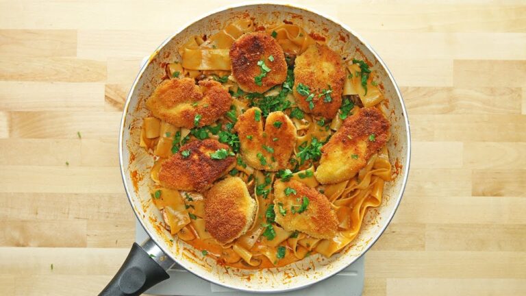 贅沢プレート♪ チキンシュニッツェル・パスタ 贅沢プレート♪ チキンシュニッツェル・パスタ