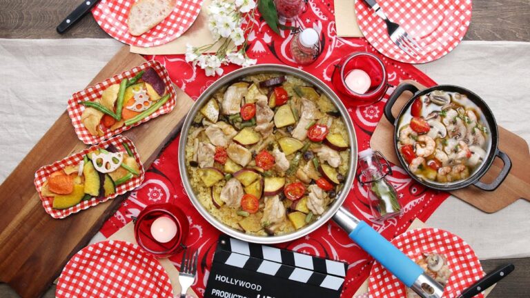 フライパンひとつで簡単!秋色カレーパエリア フライパンひとつで簡単!秋色カレーパエリア