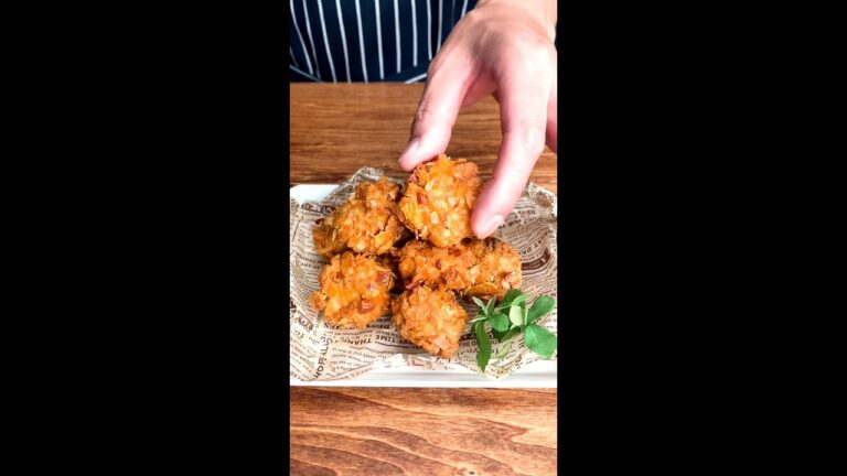 【アメリカ定番料理】ザクザク！マッシュルームフライのアレンジレシピ！ / Fried Mushrooms with Corn Flakes #shorts