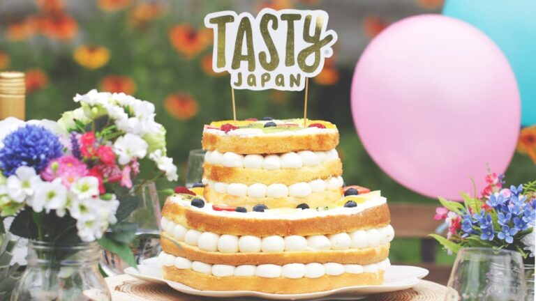 祝！Tasty Japan1周年♪ ネイキッド・フルーツケーキ🎂