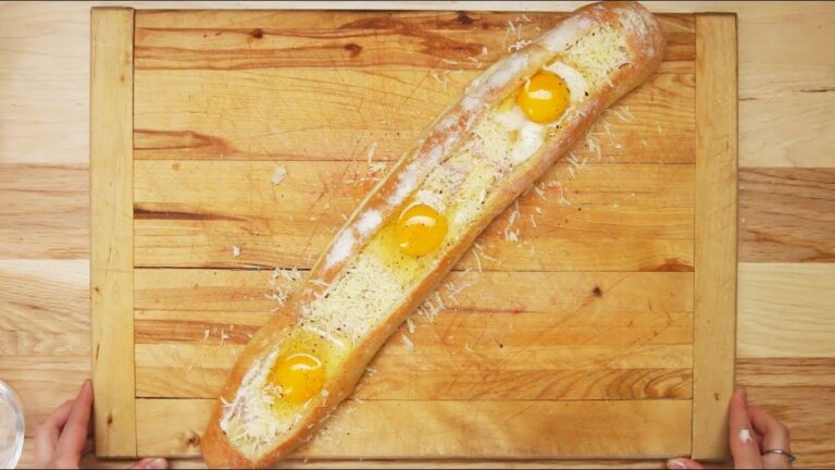 にぎやか朝ごはん！バゲット・クロックマダム