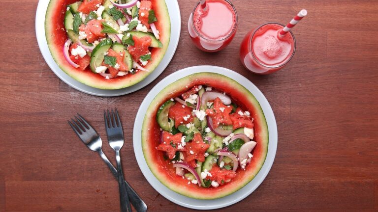 七夕の日に作りたい🌟 まるごとスイカのデリ風サラダ 七夕の日に作りたい🌟 まるごとスイカのデリ風サラダ