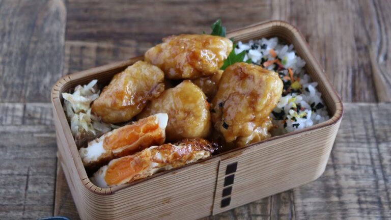 【お弁当作り】安くて旨すぎて大満足。鶏むね肉の甘酢ソース弁当bento#925