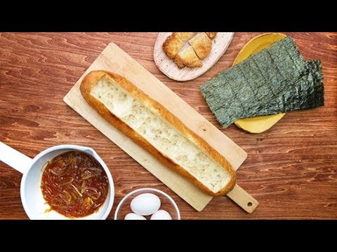 卵がトロットロ！カツ丼・バゲットボート