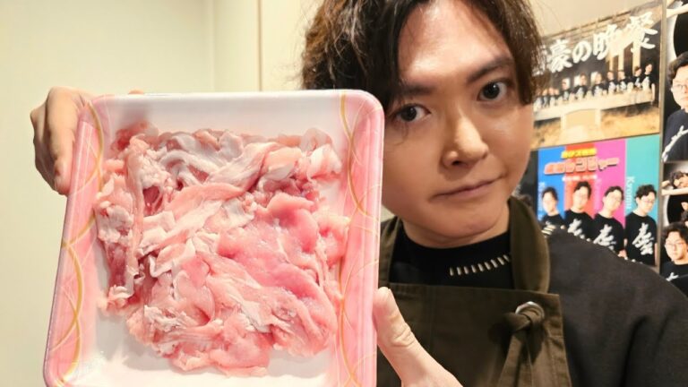 100g78円の豚こま肉が信じられないほど柔らかく旨くなる魔法のレシピ【ぶた天】必見です
