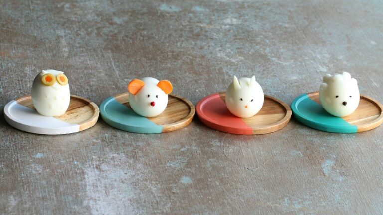 簡単に作れてかわいい😍アニマルエッグ