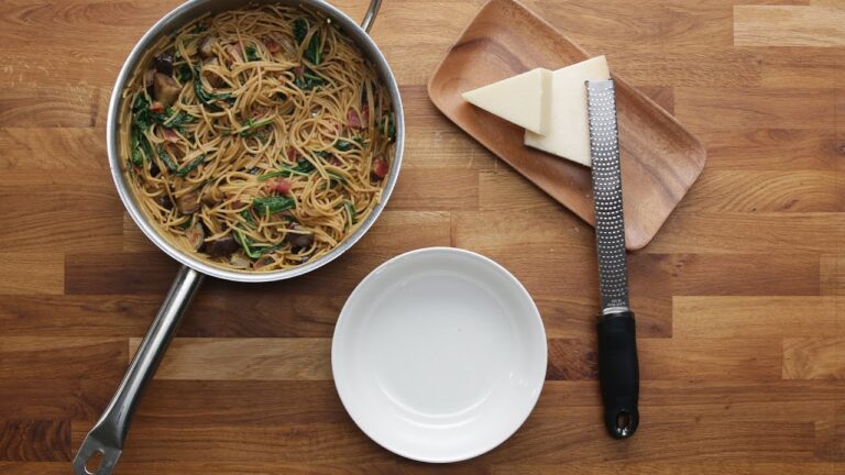 お手軽!なすとベーコンのワンポット和風スパ お手軽!なすとベーコンのワンポット和風スパ