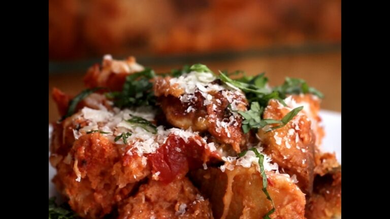 チーズがのび〜る😋 オープン・ミートボールブレッド チーズがのび〜る😋 オープン・ミートボールブレッド