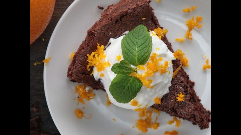 グルテンフリー✨ダークチョコ・オレンジケーキ🍊🍫