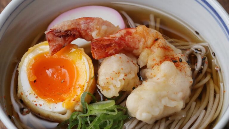 天ぷらそばの作り方