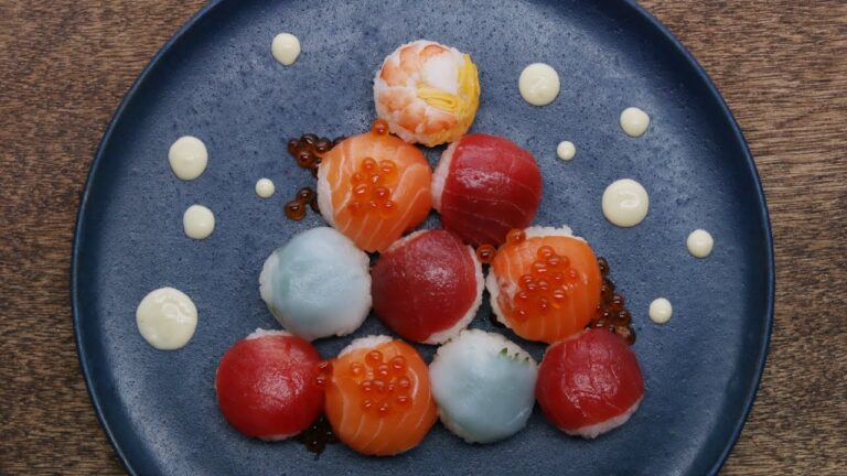 パーティーにぴったり!カラフル手まり寿司ツリーの作り方 パーティーにぴったり!カラフル手まり寿司ツリーの作り方