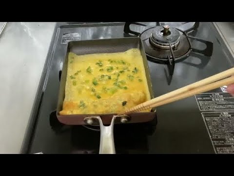 簡単お弁当のおかず【のり巻きたまご焼き】たまごのりレシピ