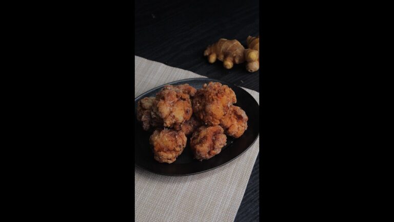 【しょうがでポカポカ！】寒い時に食べたい唐揚げ♡ / Ginger Fried Chicken  #shorts