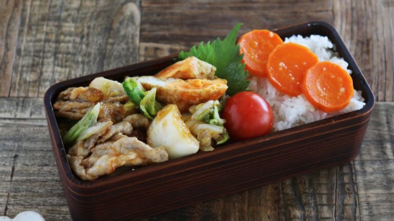 【お弁当作り】白菜シャキシャキで美味しい。白菜と豚のピリ辛炒め弁当bento#931