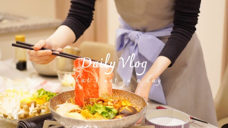 【夫婦の1日ごはん】帰国後の1日|和食づくしのごはん|簡単おにぎり朝ごはん|すき焼き|お土産でティータイム 【夫婦の1日ごはん】帰国後の1日|和食づくしのごはん|簡単おにぎり朝ごはん|すき焼き|お土産でティータイム