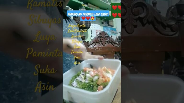 Making my favorite Lato Salad❤#cerezatv#explorepage#reels#shortvideo#explore#reelviral#seaweed#lato Making my favorite Lato Salad❤#cerezatv#explorepage#reels#shortvideo#explore#reelviral#seaweed#lato