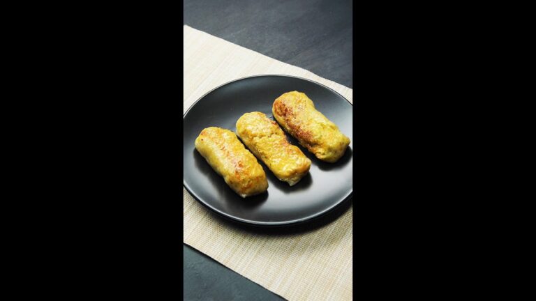 【100本いけるわ】キャベマヨチーズのライスペーパー焼き / Cabbage Mayo Cheese Rice Paper Roll-Up #Shorts