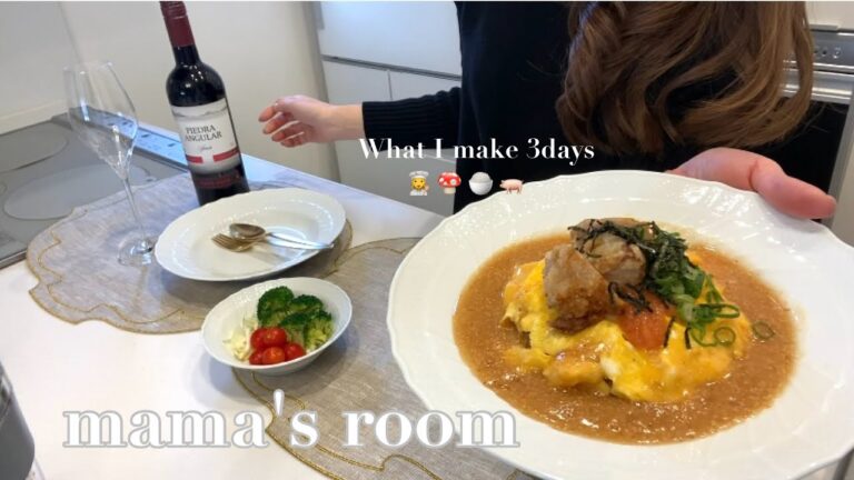 【主婦の3日間】丼物と節約レシピに頼る夜ご飯作り🍚和食👩‍🍳
