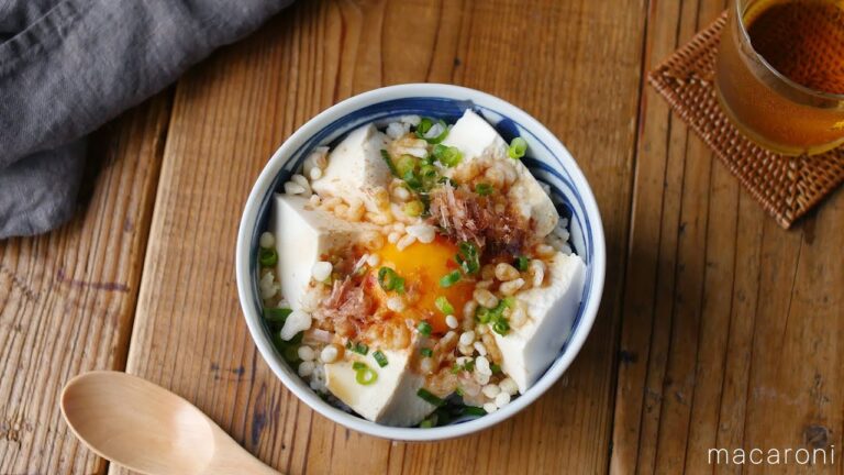 やみつき!悪魔の豆腐丼 やみつき!悪魔の豆腐丼