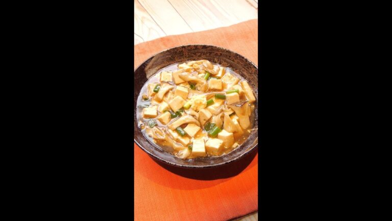 豆腐レシピのレパートリー入り確定！ご飯を秒でおかわりしちゃう♪ Collaboration With DAIGOも台所 / Simmered Tofu with Mushrooms #shorts