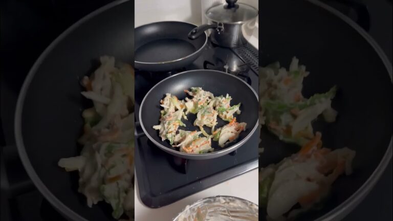 ＼お弁当おかずにも／野菜のすり身揚げ レシピはコメント欄に記載 #shorts
