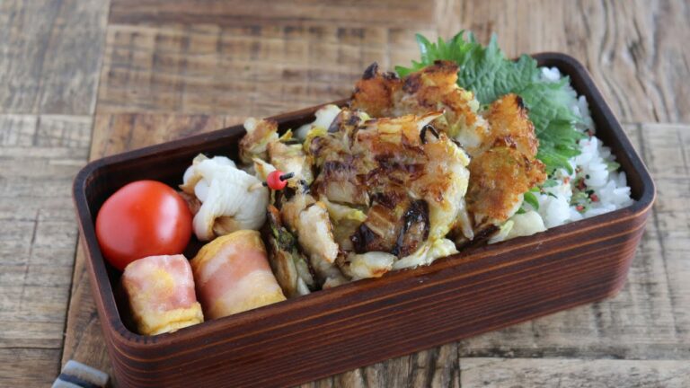 【お弁当作り】白菜使い切りたいならこれ!白菜チーズガレット弁当bento#938