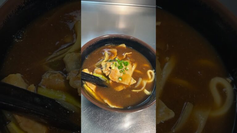 【カレーうどん】を出汁から作ってみた #料理