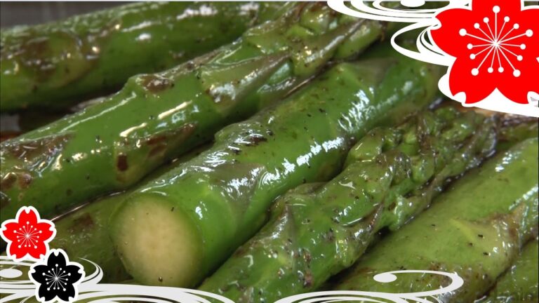 アスパラガスの昆布醤油焼の作り方【日本料理レシピTV】 アスパラガスの昆布醤油焼の作り方【日本料理レシピTV】