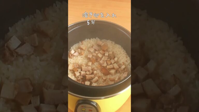 【大同電鍋レシピ】チャーハン風炊き込みご飯 #shorts