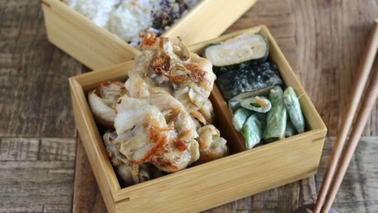 【お弁当作り】やみつき箸が止まらない!ささみごぼうから揚げ弁当bento#941