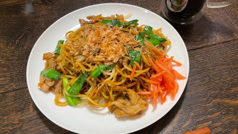 昔ながらのソース焼きそば…蒸し麵・粉末ソース不使用バージョン！