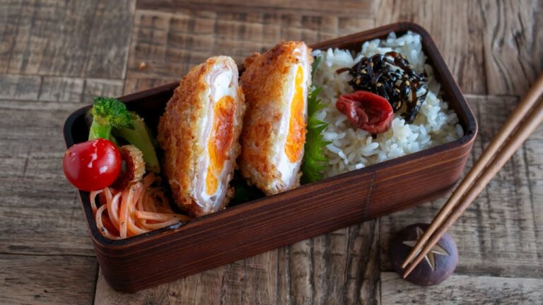 【お弁当作り】1人分150円以下!節約なのに喜ばれるハムエッグフライ弁当bento#944