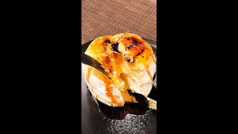 【プリン越え！？】ふわふわなのにパリッパリ！究極のとろけるパンケーキ/ Brulee Pancakes