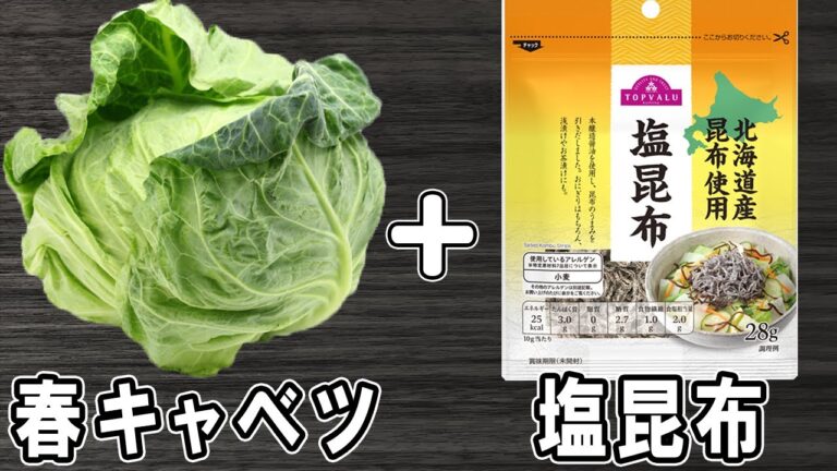 春キャベツの簡単レシピ!春キャベツと塩昆布の和え物 お手軽美味しいおかずの作り方/春キャベツレシピ/塩昆布レシピ/作り置きおかず【あさごはんチャンネル】 春キャベツの簡単レシピ!春キャベツと塩昆布の和え物 お手軽美味しいおかずの作り方/春キャベツレシピ/塩昆布レシピ/作り置きおかず【あさごはんチャンネル】