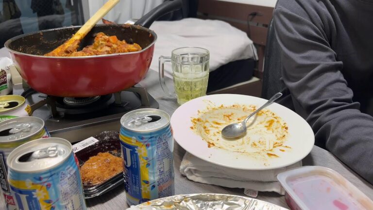 初めての無水カレー【独身男性の晩酌・家飲み】