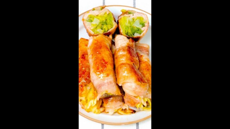 【春キャベツで逆ロールキャベツ】一瞬でペロリ！家族も大喜びのおかずレシピです！ / NEO Cabbage Rolls #shorts