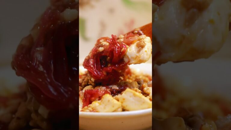 【片栗粉要らず！】海藻みりんを使ったヘルシー麻婆豆腐　#海藻　#レシピ動画