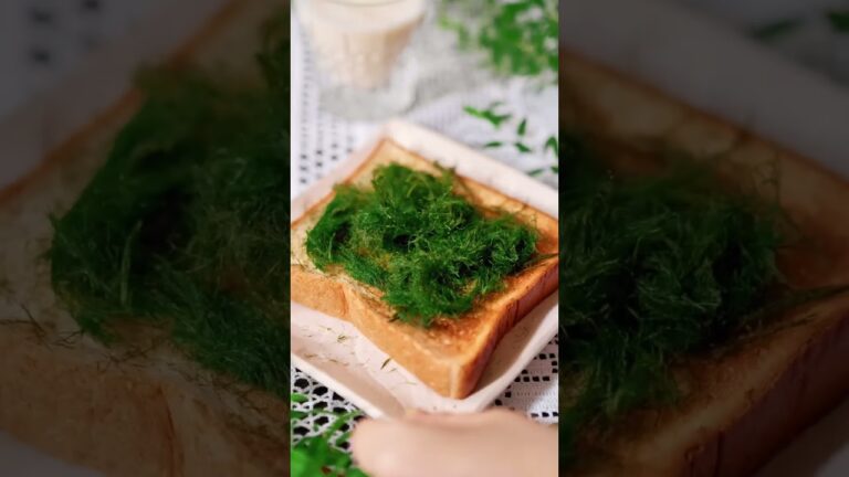 【海藻を贅沢に】風味をプラスしたすじ青のりトースト #トーストアレンジ #海藻 #レシピ動画