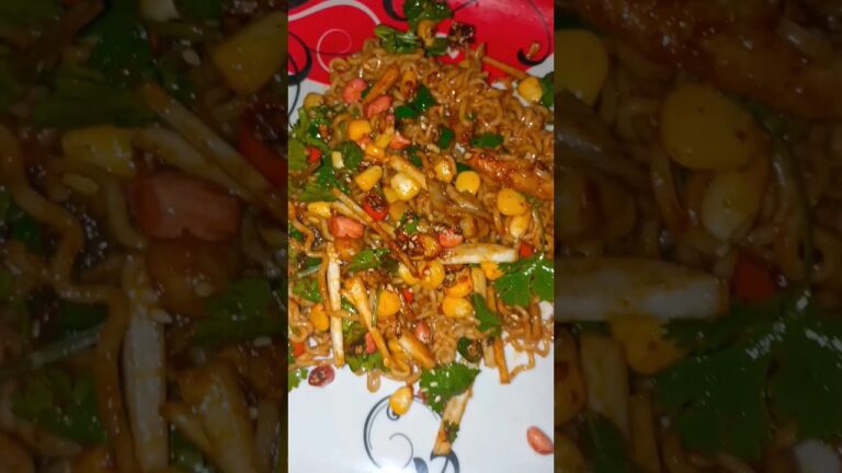 Spicy cold noodles 🍜🥵 #shorts #short #shortsvideo #recipe #ytshorts #noodles #ramen #viral